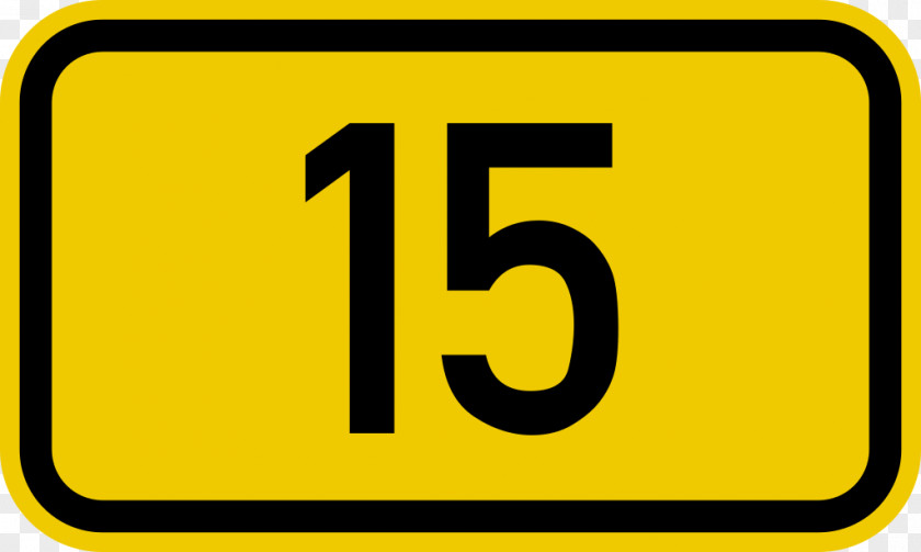 15 Number Bundesstraße 12 Symbol Wikimedia Foundation Highway PNG