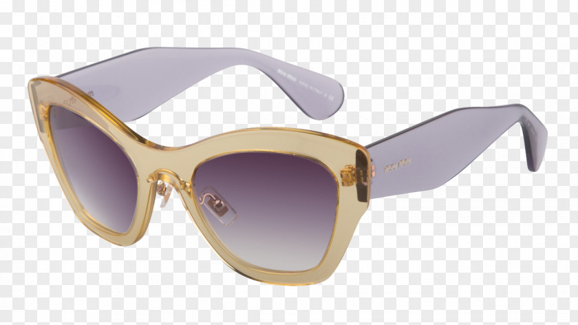 Sunglasses Guess Goggles Beige PNG