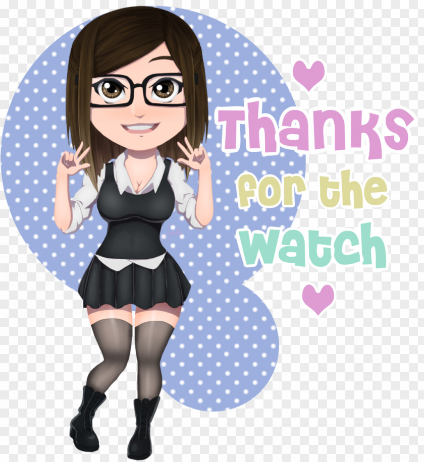 Thanks For Watching DeviantArt Fan Art Glasses Artist PNG