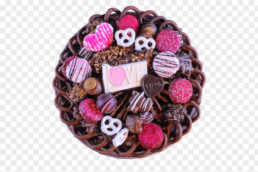 Chocolate Cake Magenta PNG