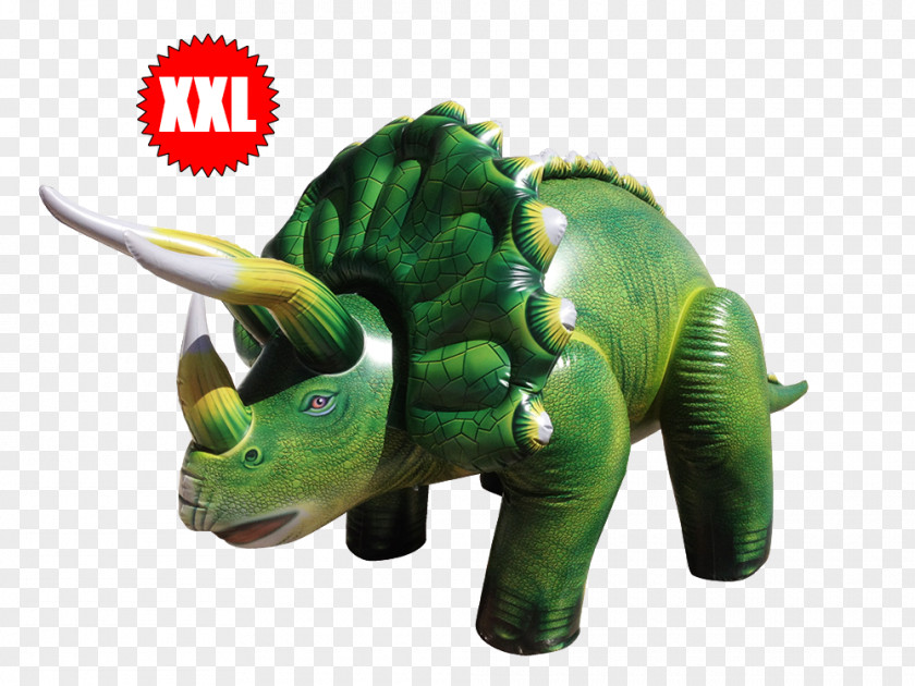 Dinosaur Accoutrements & Friends Inflatable Triceratops 3 Ft 7in Long The Jurassic Dinosaurs PNG