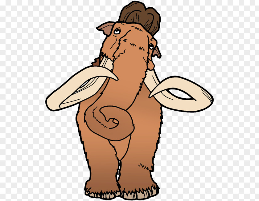 Manfred Sid Ice Age Woolly Mammoth Clip Art PNG