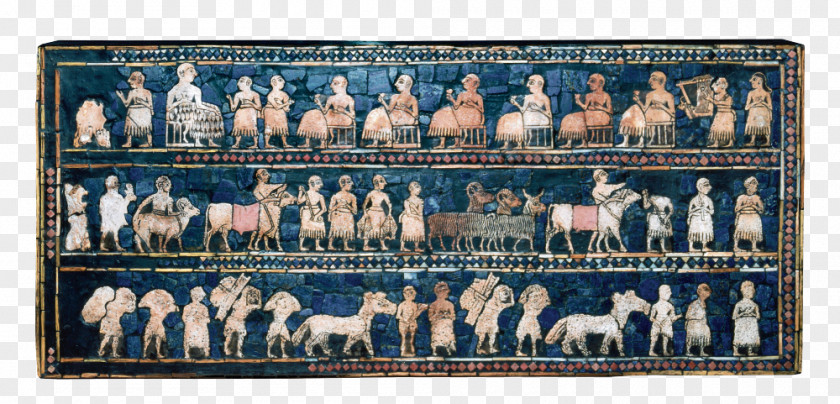 Mesopotamian Civilization Standard Of Ur Royal Cemetery At Sumer British Museum PNG