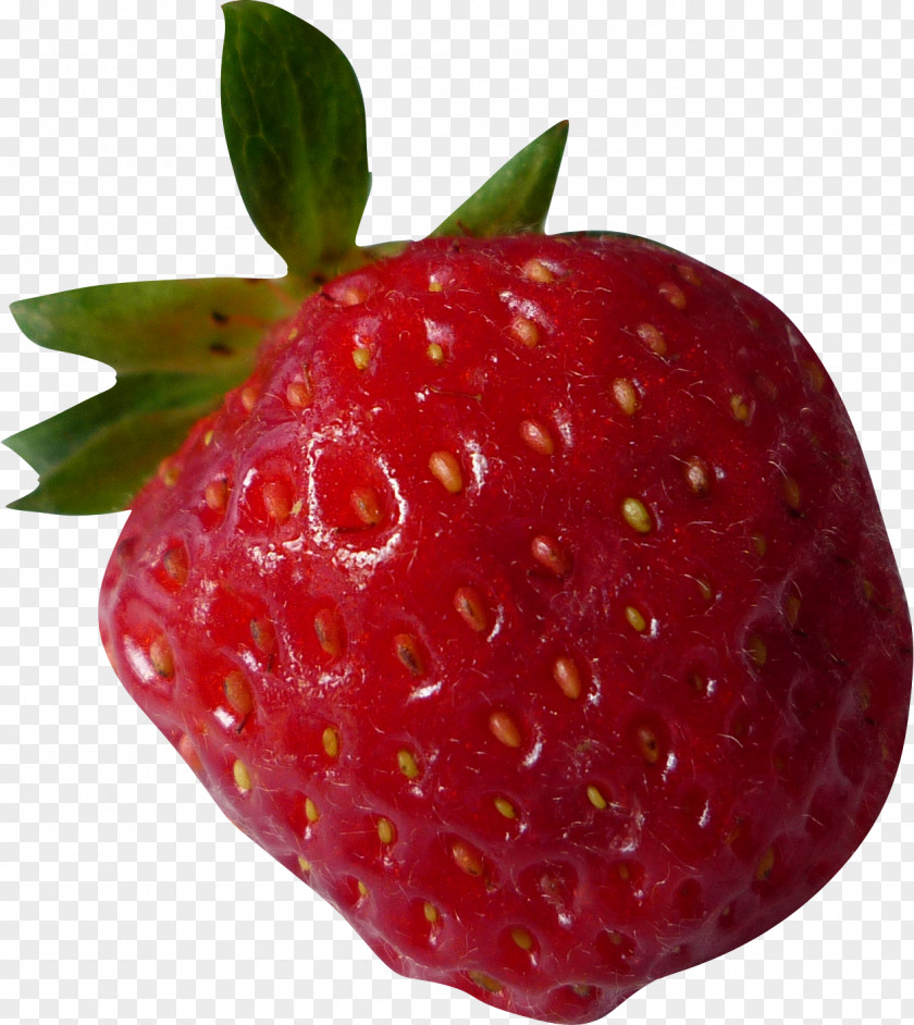 Red Fruit Strawberry Accessory Auglis PNG
