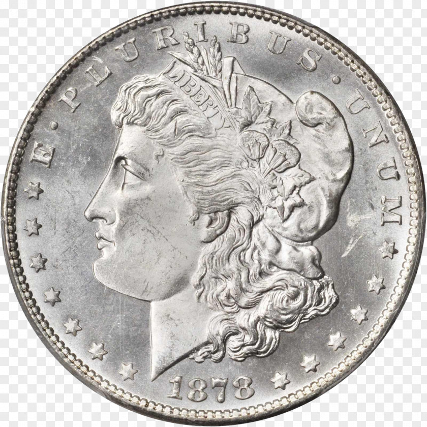 Silver Coins Carson City Mint Dollar Coin Morgan PNG