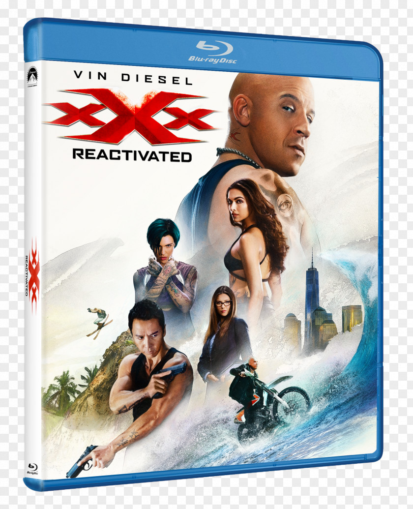Vin Diesel XXx: Return Of Xander Cage Blu-ray Disc Digital Copy PNG