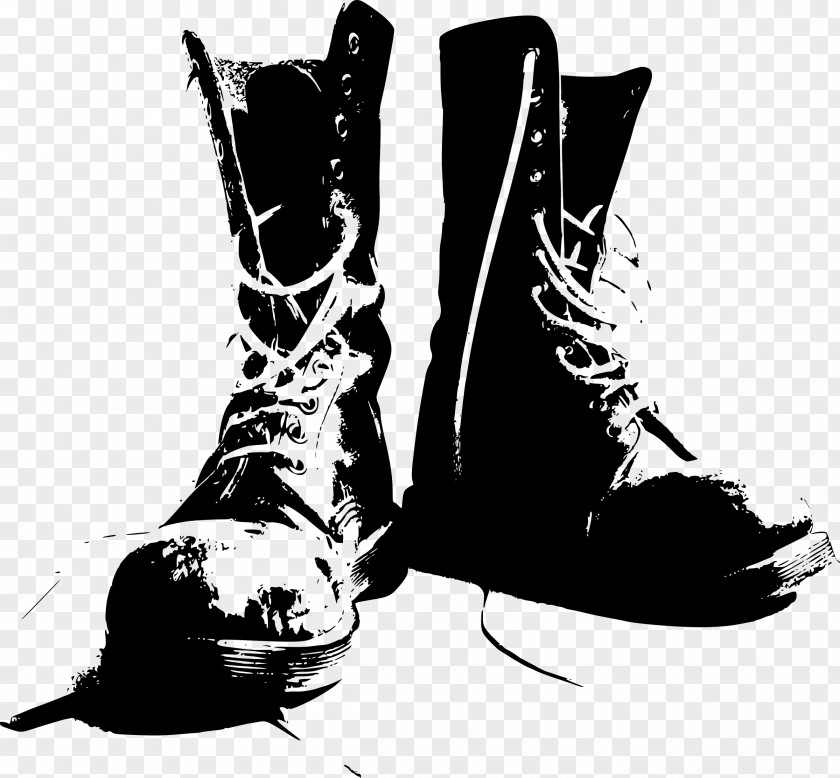 Boot Combat Military Shoe Clip Art PNG