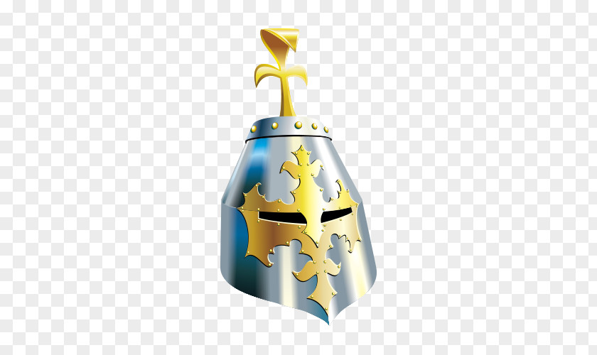 Cartoon Knight Helmet Body Armor PNG