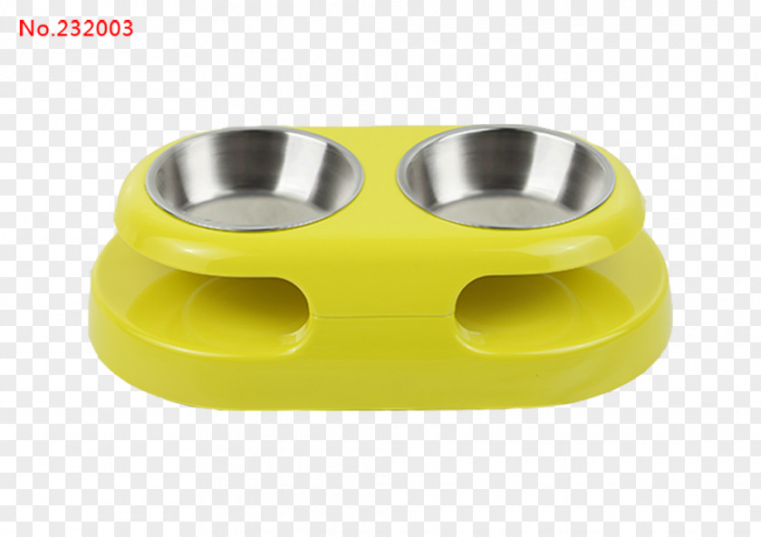Dog Bowl Melamine Tableware Yellow PNG