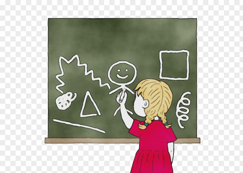 Gesture Room Cartoon Blackboard Interaction Teacher PNG