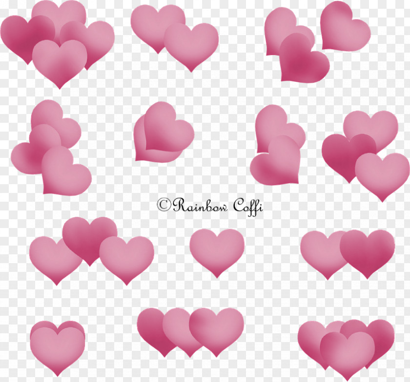 Heart Pink M M-095 PNG