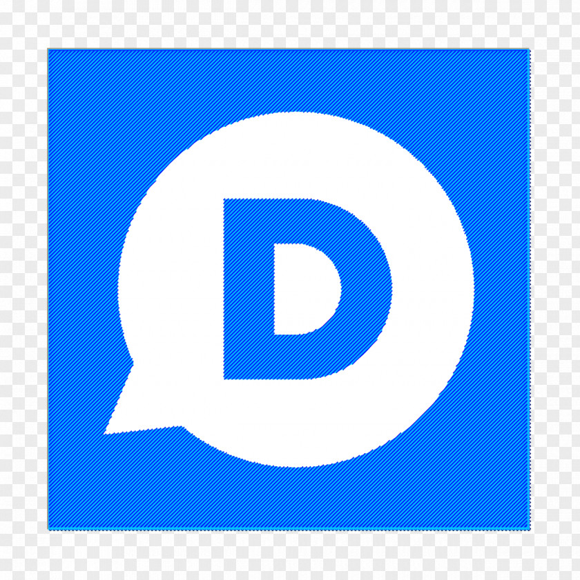 Symbol Electric Blue Social Networks Logos Icon Disqus PNG