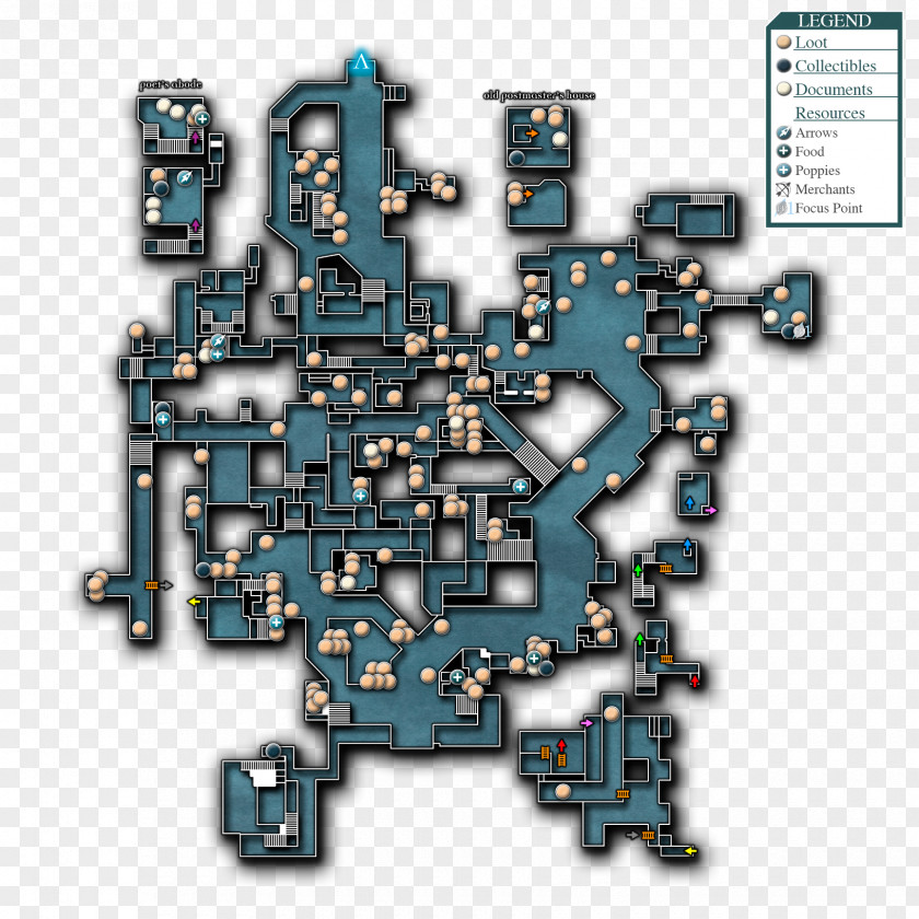 Thief: The Dark Project Deadly Shadows City Map PNG