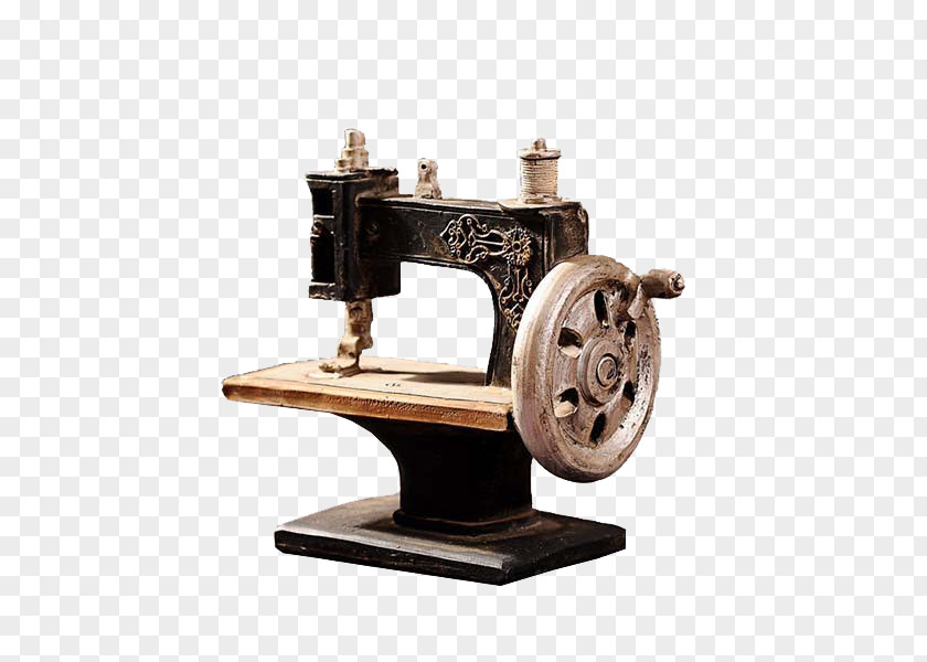 Vintage Sewing Machine PNG