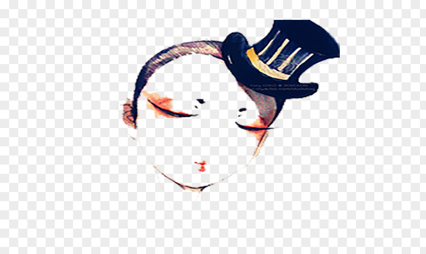 Watercolor Painting Hat PNG painting , girl with hat clipart PNG