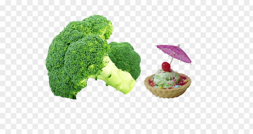 Broccoli Ice Cream Vegetable Food Fruit Cauliflower PNG