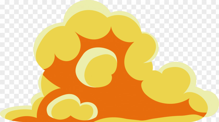 Cool Cartoon Cloud Explosion Clip Art PNG
