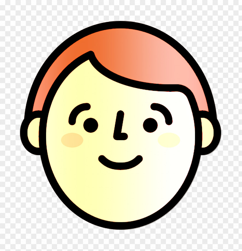 Happy People Icon Emoji Man PNG