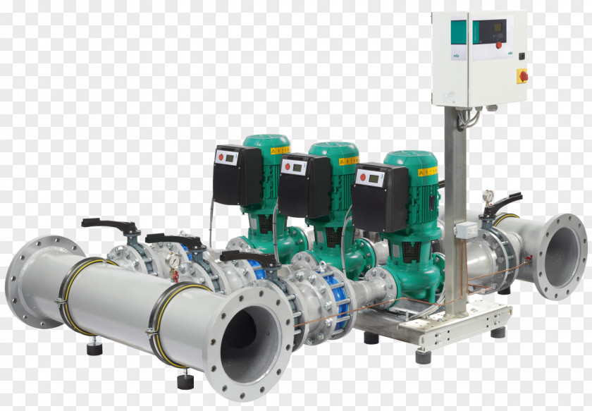 Pumping Station WILO Group Electric Motor PNG