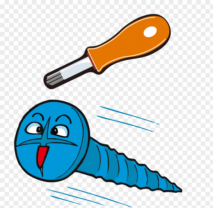 Vector Screw Nut Nail Cartoon PNG