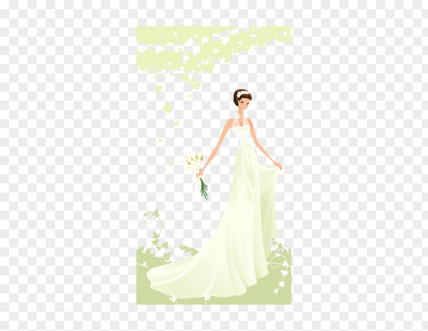 Wedding Bride Dress Euclidean Vector PNG