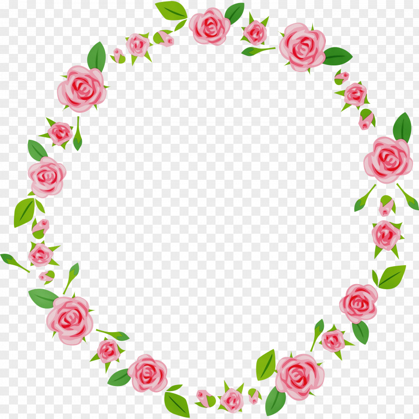Wreath Heart Picture Frame PNG