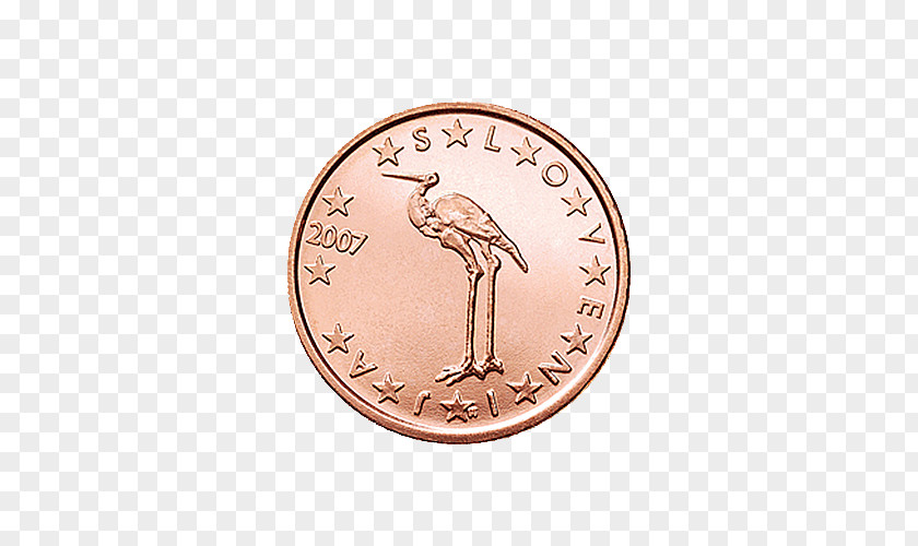 Coin Slovenian Euro Coins 1 Cent PNG