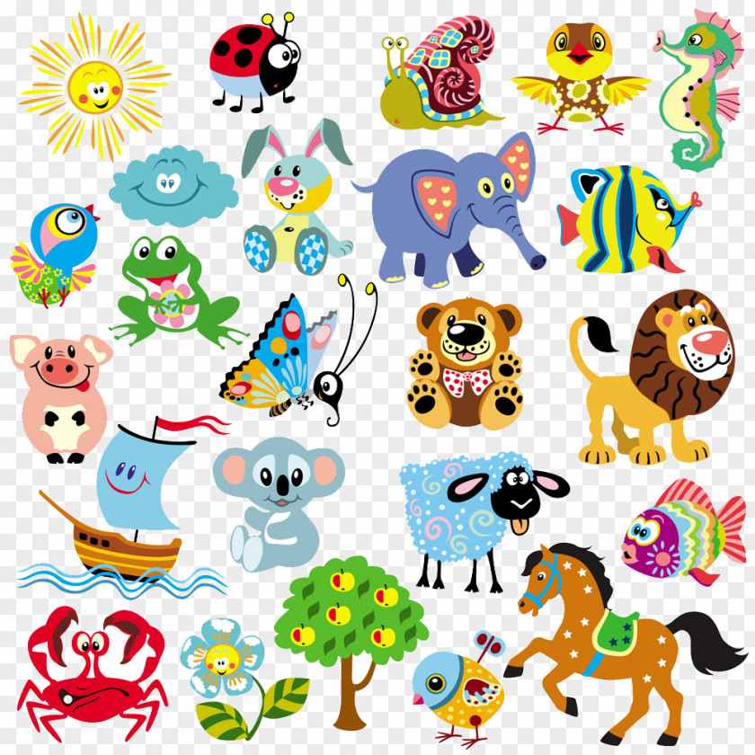 Colored Cartoon PNG