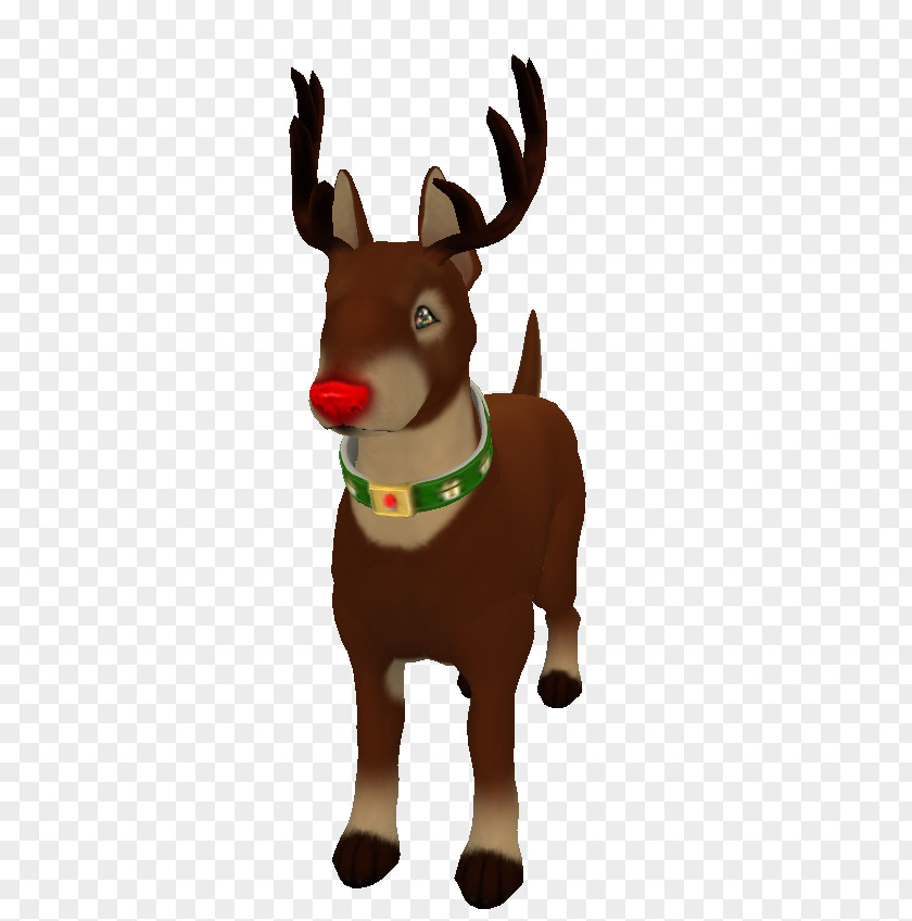 Santa Collection Reindeer Antler Christmas Ornament Character PNG