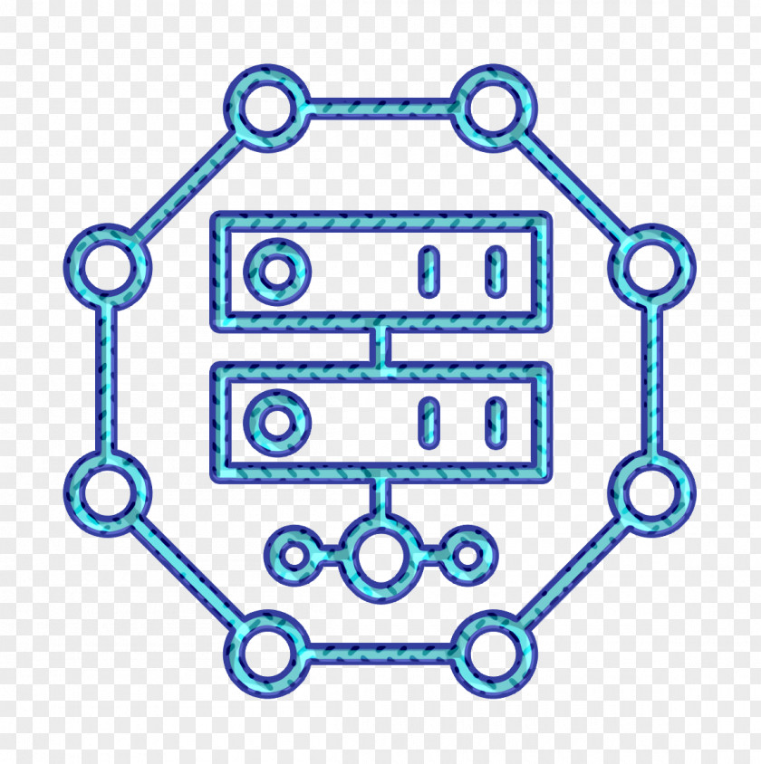 Server Icon Cyber Network PNG