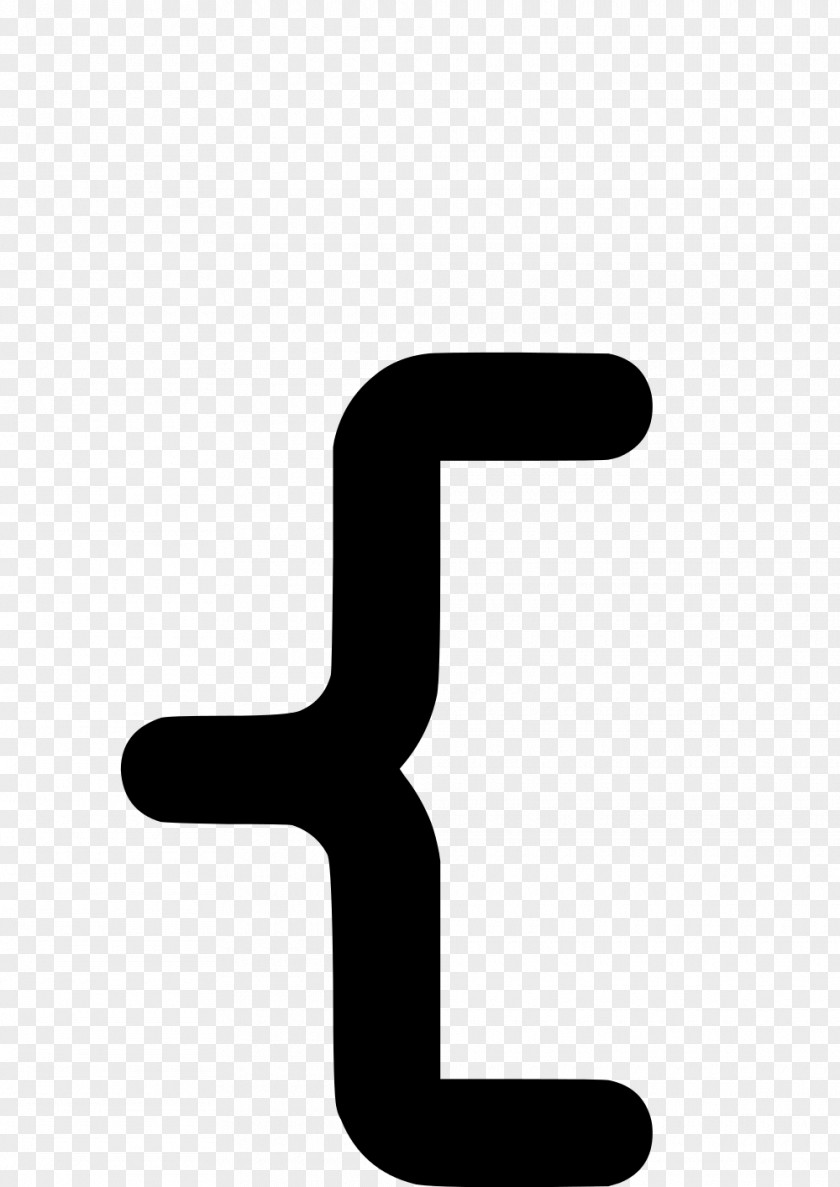 Symbol Bracket Accolade Character Clip Art PNG