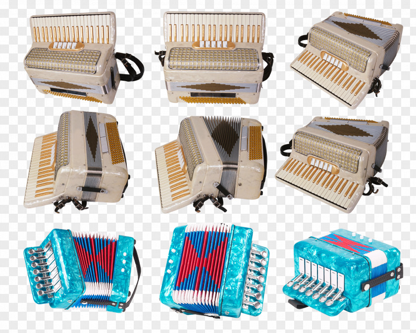 All Kinds Of Accordion Garmon Musical Instrument PNG