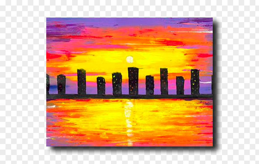Canvas Print Painting Gallery Wrap Art PNG
