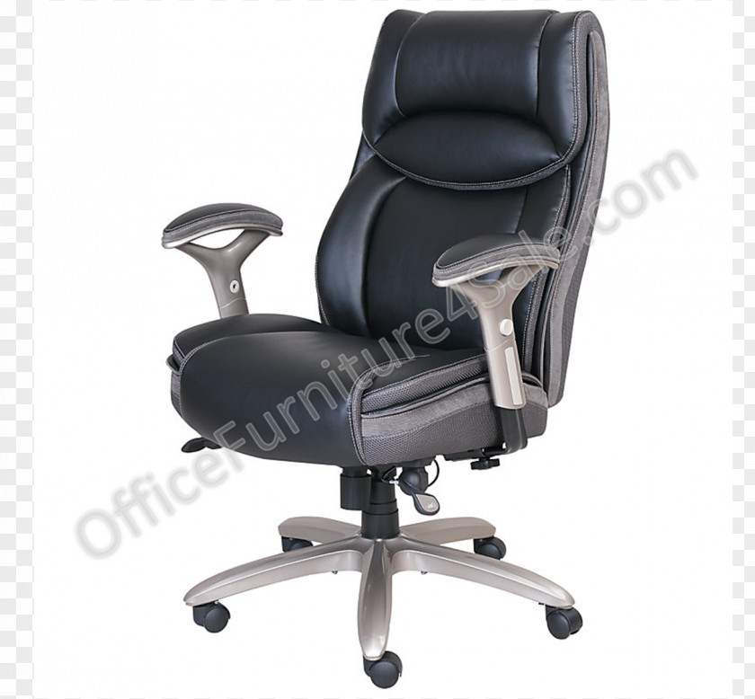 Chair Office & Desk Chairs Bonded Leather Swivel PNG