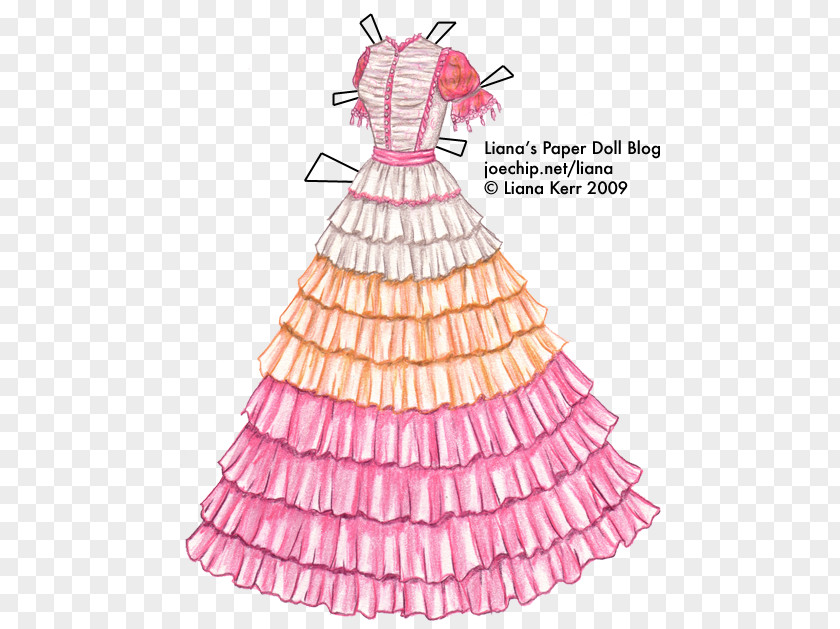 Dress Gown Kaylee Frye Shindig Pattern PNG