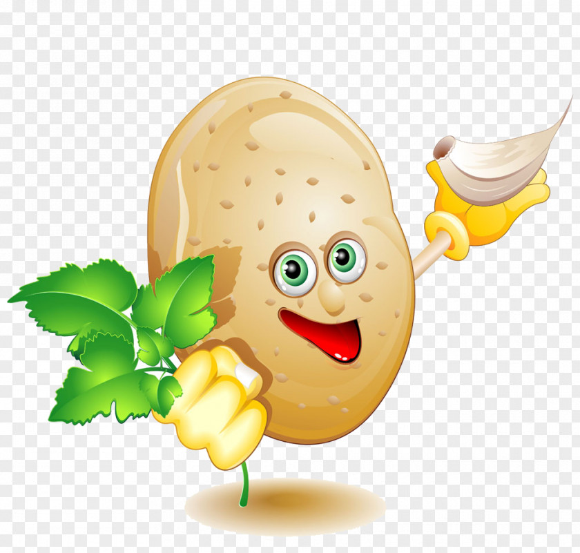 Potato Cartoon Vegetable Food PNG