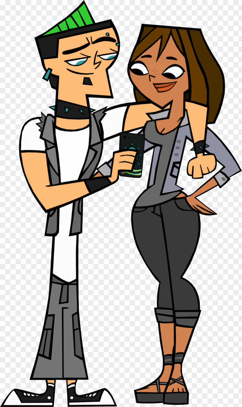 Season 3Happy Together Total Drama Island Duncan Heather World Tour PNG