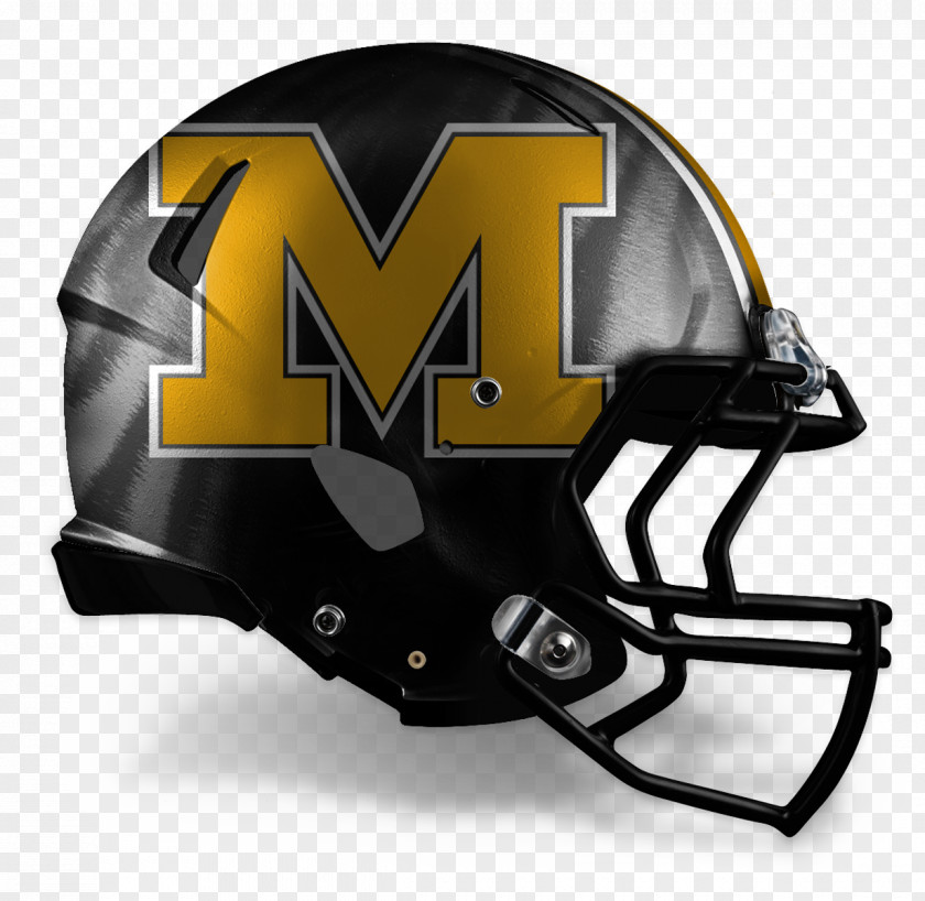 American Football Face Mask Helmets Missouri Tigers T-shirt PNG