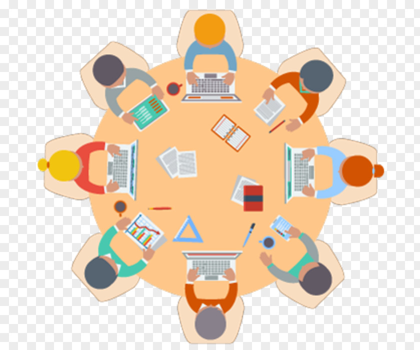 Meeting Round Table Office PNG