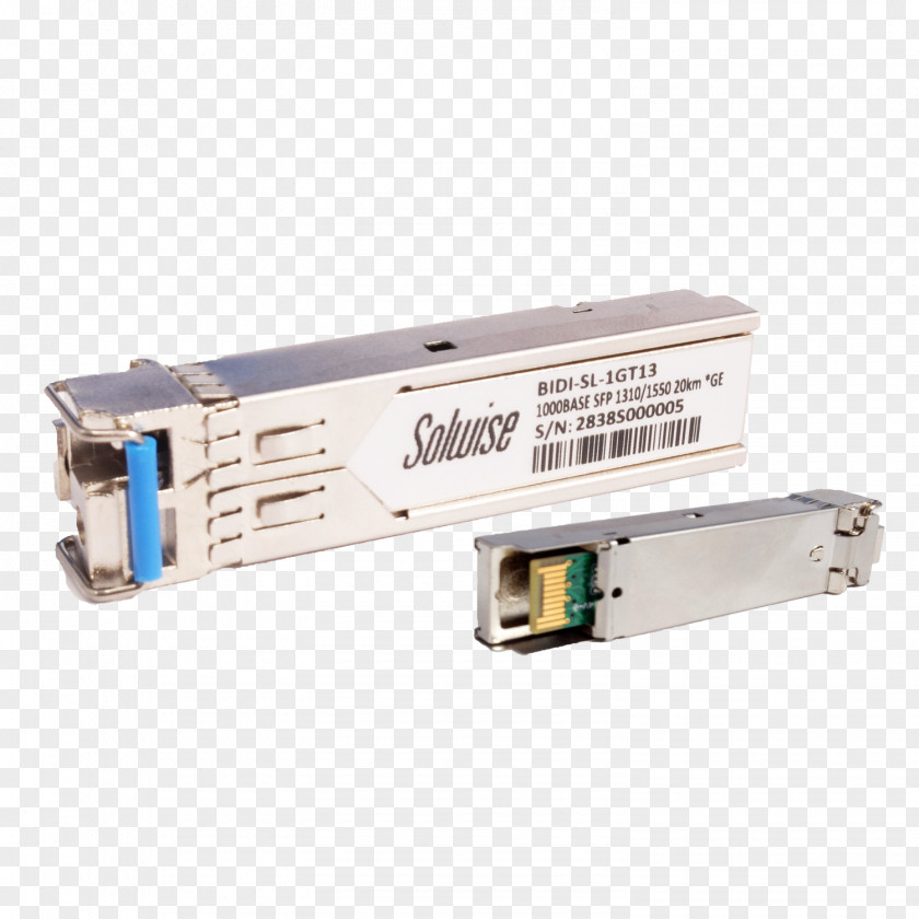 Small Form-factor Pluggable Transceiver Wavelength-division Multiplexing Optical Fiber Networking Hardware PNG