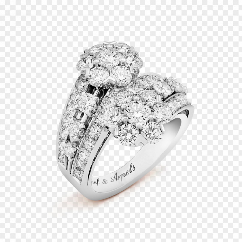 Snowflake Pendant Wedding Ring Van Cleef & Arpels Jewellery Diamond PNG