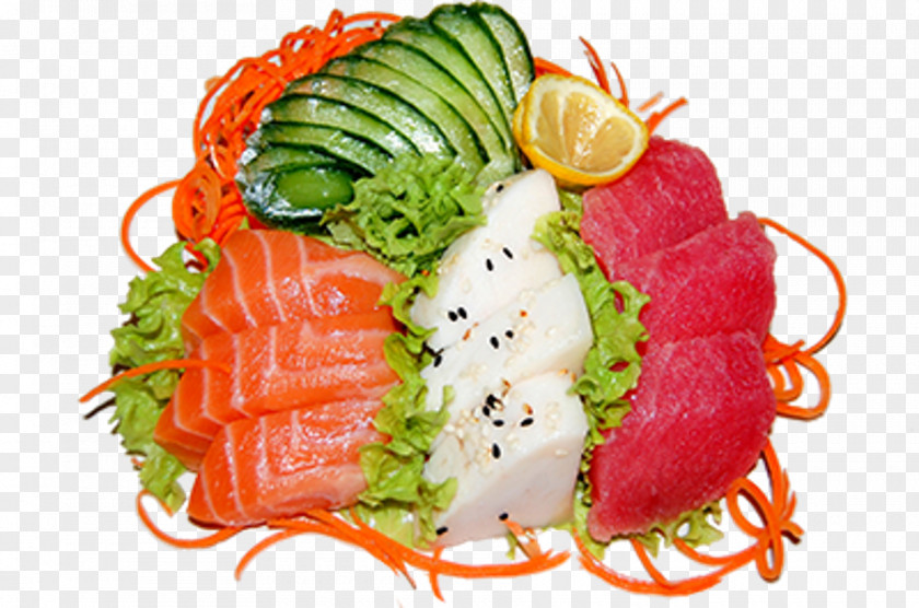 Sushi California Roll Sashimi Smoked Salmon Vegetarian Cuisine PNG