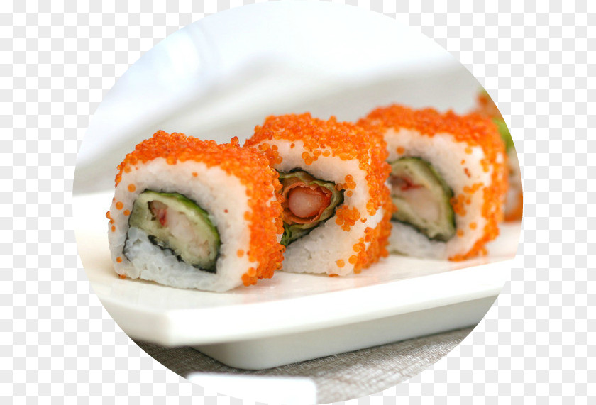 Sushi Roll Japanese Cuisine California Sashimi Smoked Salmon PNG