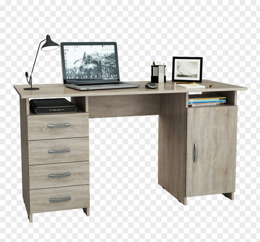 Table Computer Desk Oak Венге Furniture PNG