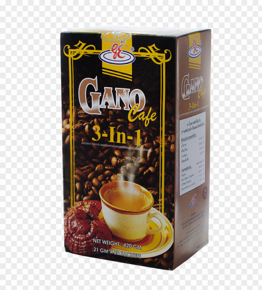 Coffee Instant Cafe Lingzhi Mushroom Health PNG