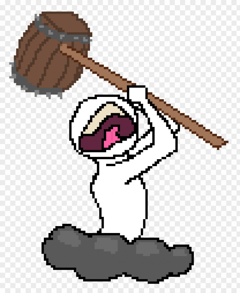 Hammer Pixel Art Clip PNG