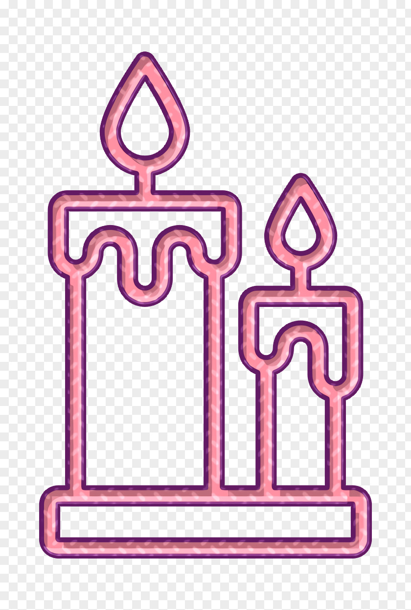 Restaurant Elements Icon Candles PNG