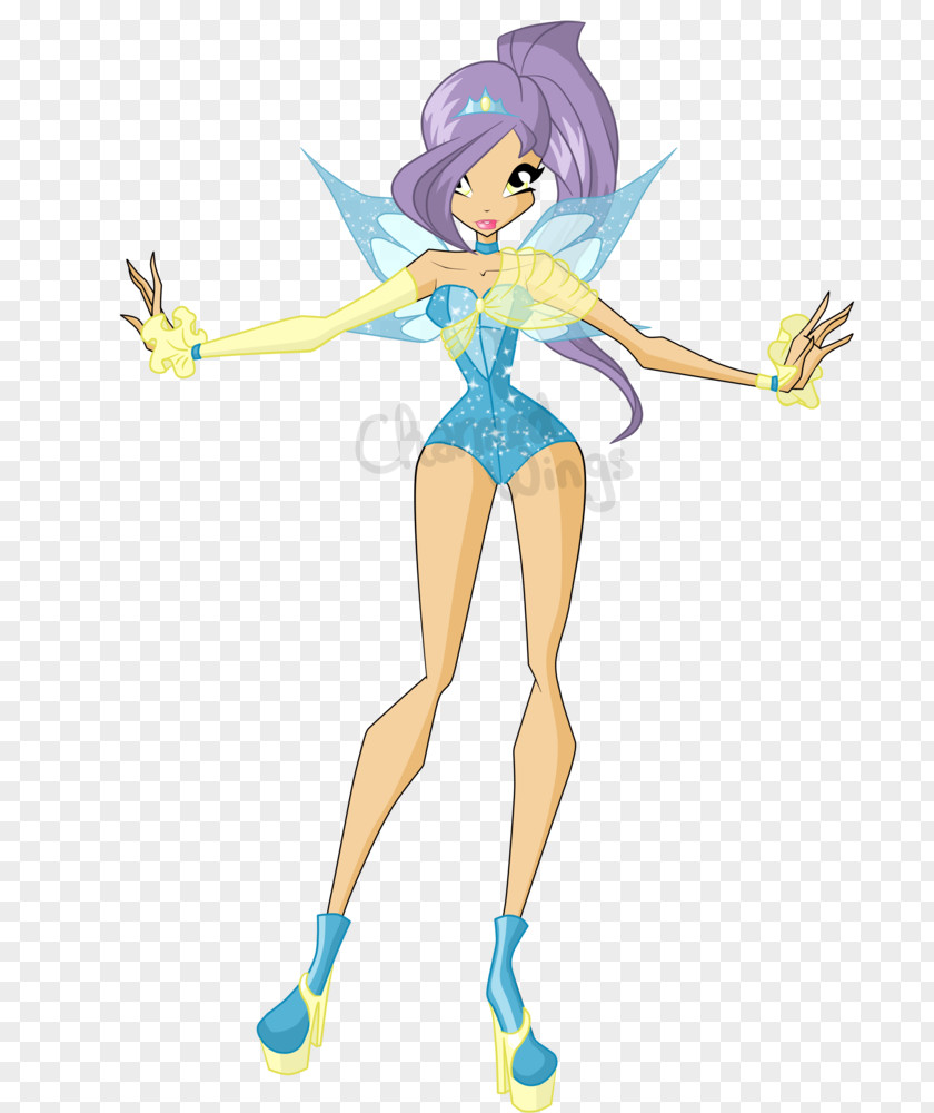 Season 1 Magic SirenixMale Ice Fairy Wings Faragonda Winx Club PNG