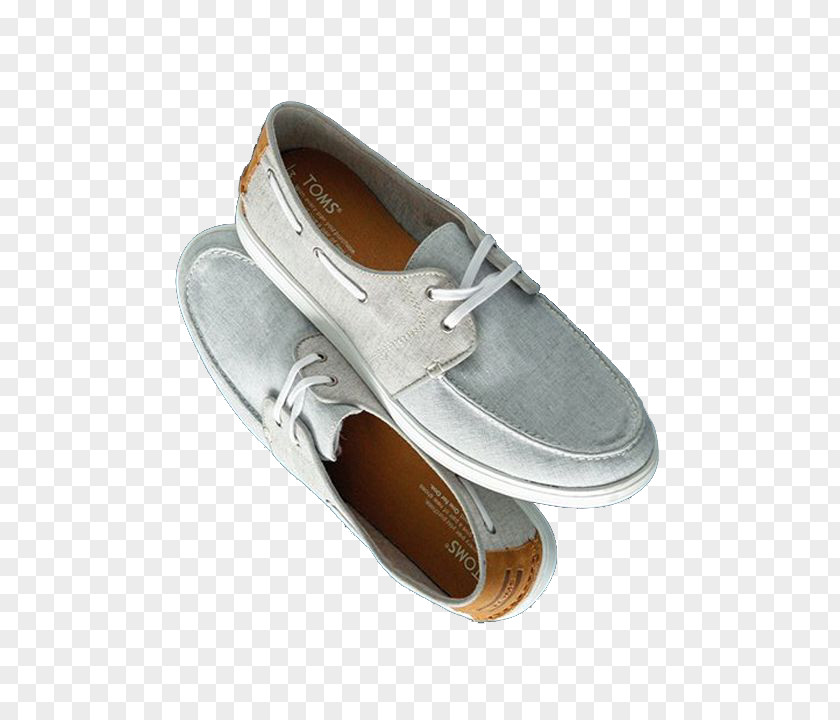 Grey Shoes Slip-on Shoe Toms Boat Clothing PNG