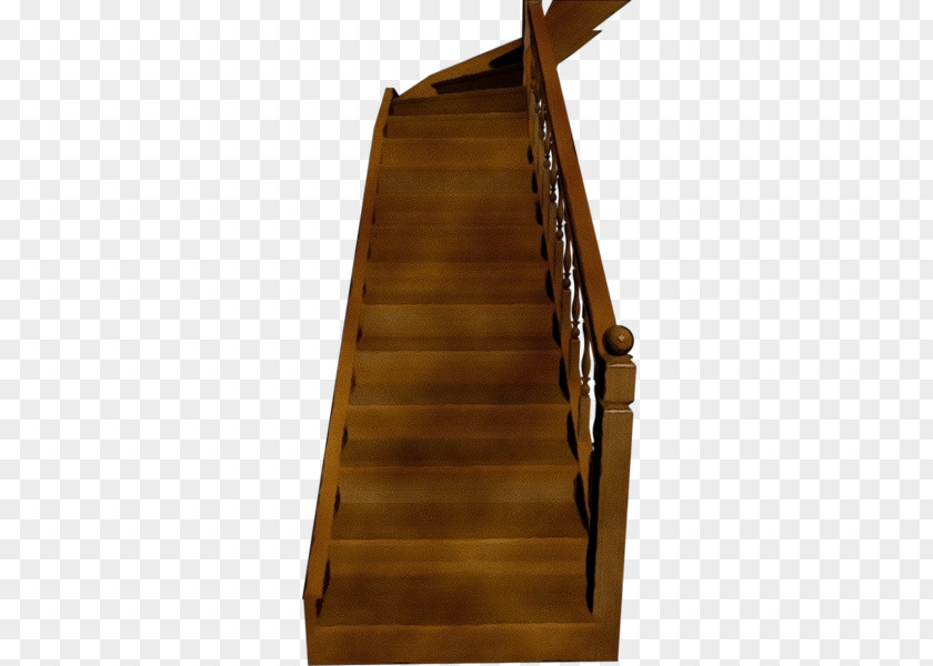 Hardwood Furniture Stairs Brown Wood PNG